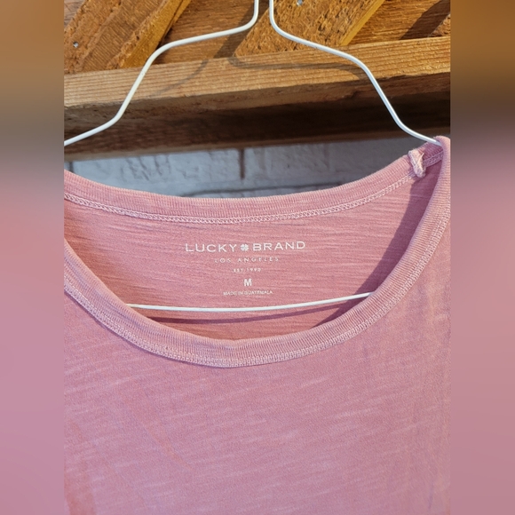 lucky brand Cotton t shirt Distressed Medium - Picture 2 of 6